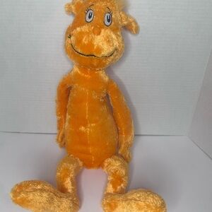 KOHLS CARES DR SEUSS 21" ORANGE PLUSH TOY FROM THE FOOT BOOK CUTE & CUDDLY